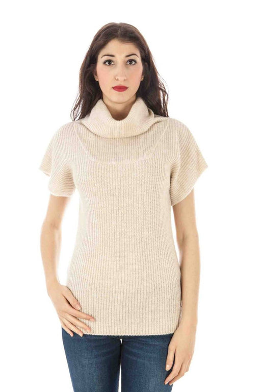 FRED PERRY WOMENS BEIGE SWEATER