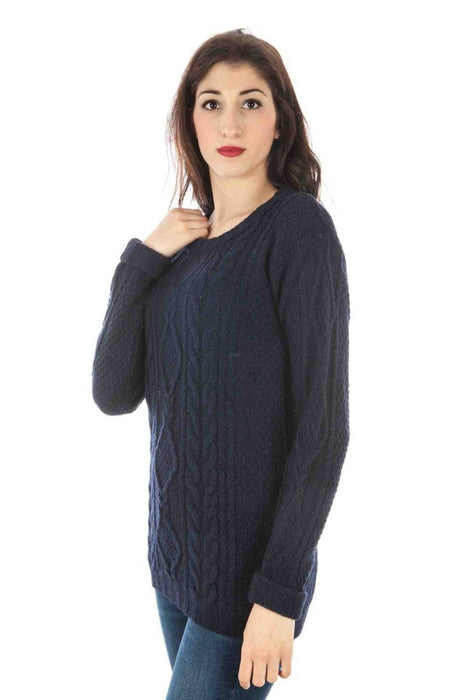 Fred Perry Womens Blue Sweater