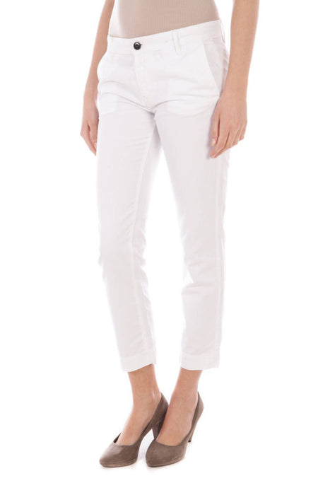 Fred Perry Womens White Trousers