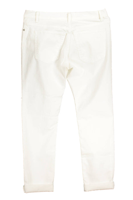 Fred Perry White Woman Trousers