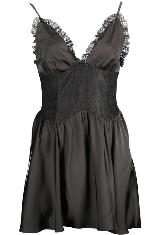 GAELLE PARIS BLACK WOMAN SHORT DRESS