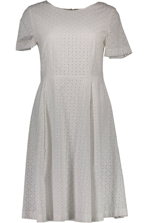 GANT SHORT DRESS WOMAN WHITE