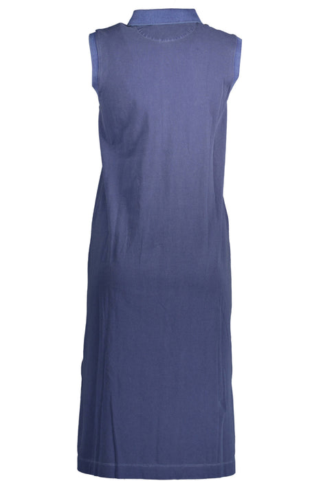 Gant Short Dress Woman Blue