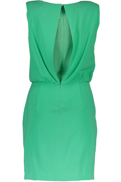 Gant Short Dress Green Woman