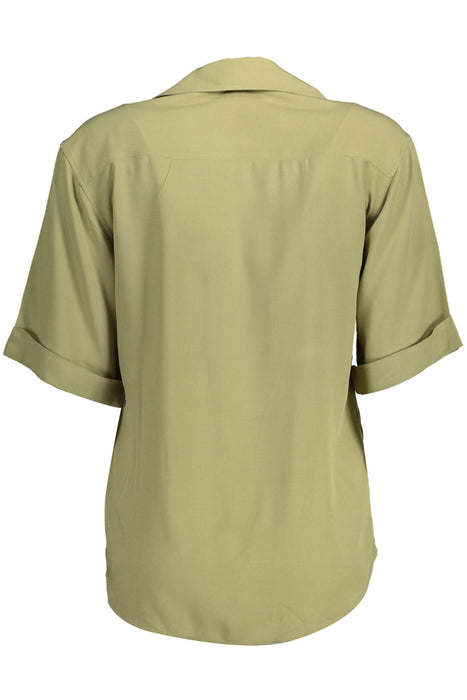 Gant Womens Short Sleeve Green Shirt