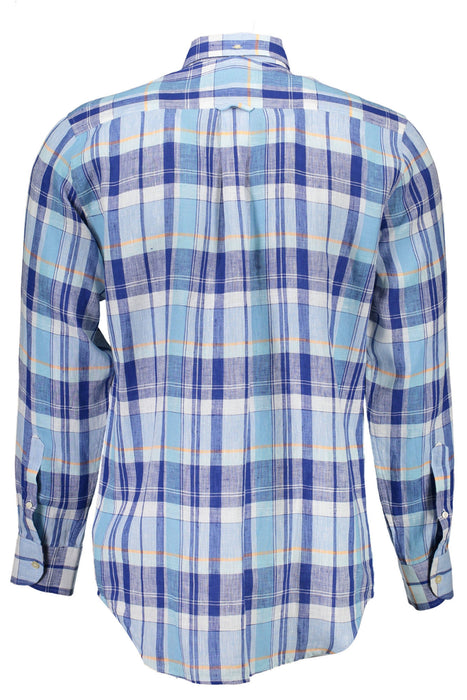 Gant Mens Long Sleeve Shirt Light Blue