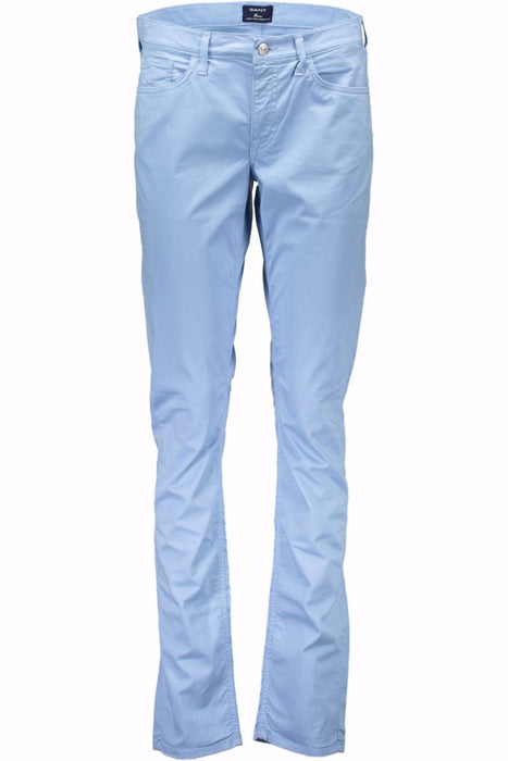 GANT WOMENS LIGHT BLUE TROUSERS