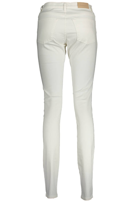 GANT WOMEN'S WHITE TROUSERS