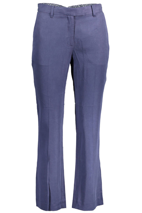 GANT WOMENS BLUE TROUSERS