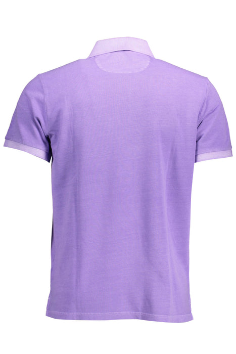 Gant Mens Short Sleeve Polo Purple
