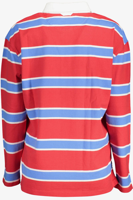 Gant Womens Long Sleeve Polo Red