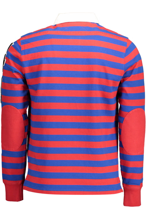 Gant Mens Red Long Sleeve Polo Shirt