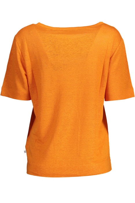 Gant Womens Short Sleeve T-Shirt Orange