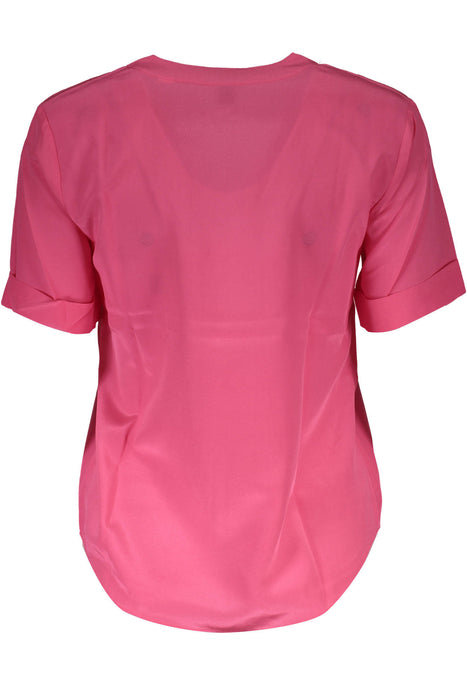 Gant Womens Short Sleeve T-Shirt Pink