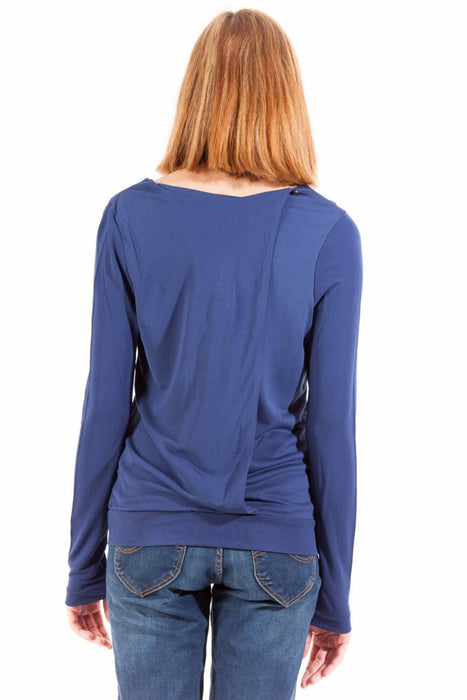 Gant Womens Long Sleeve T-Shirt Blue