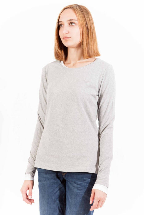 Gant Womens Long Sleeve T-Shirt Gray