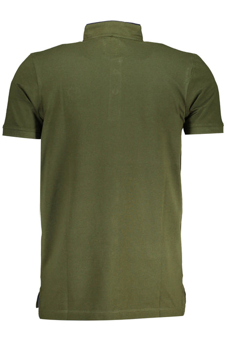 Gian Marco Venturi Mens Green Short Sleeved Polo Shirt