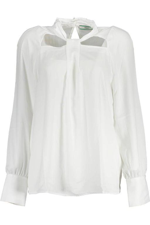 GUESS JEANS LONG SLEEVE SHIRT WOMAN WHITE
