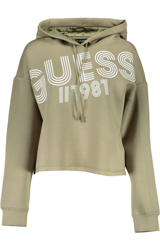 GUESS JEANS SWEATSHIRT WITHOUT ZIP WOMAN GREEN