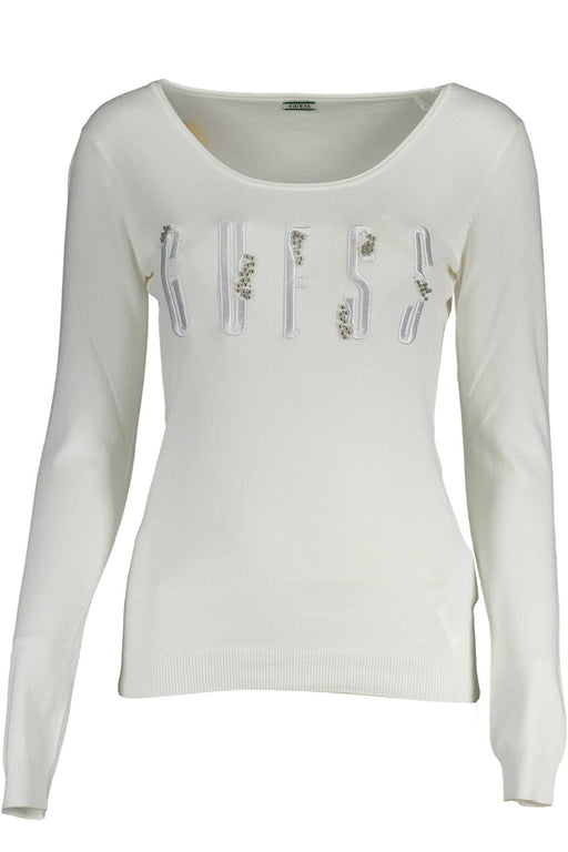 GUESS JEANS SWEATER WOMAN WHITE