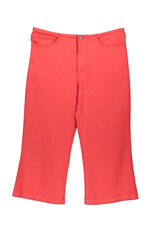 Guess Jeans Red Woman Pinocchietto Trousers