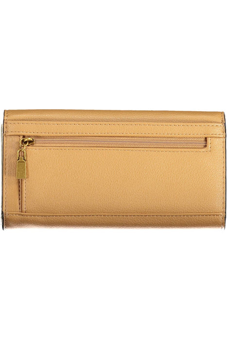 GUESS JEANS WOMEN'S BEIGE WALLET