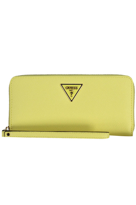 GUESS JEANS WALLET WOMAN YELLOW