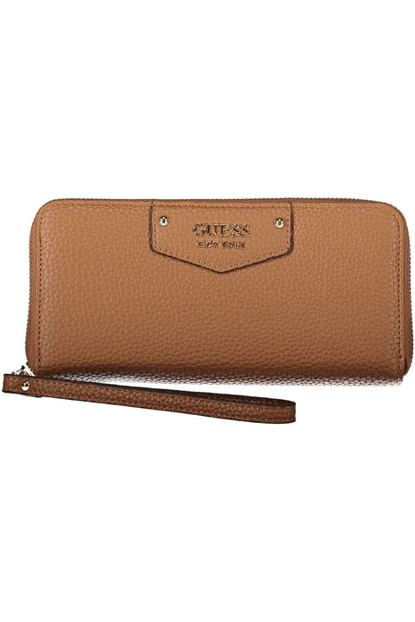 GUESS JEANS WOMENS WALLET BROWN