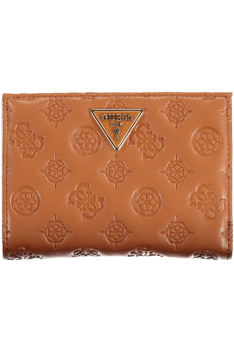 GUESS JEANS WALLET WOMAN BROWN