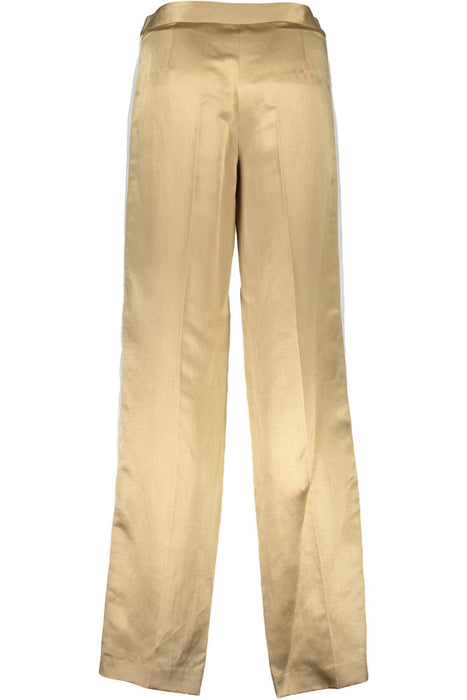 Just Cavalli Woman Gold Trousers | Αγοράστε Just Online - B2Brands | , Μοντέρνο, Ποιότητα - Υψηλή Ποιότητα - Καλύτερες Προσφορές