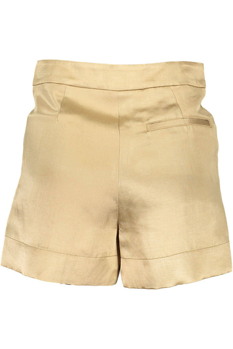Just Cavalli Womens Gold Short Trousers