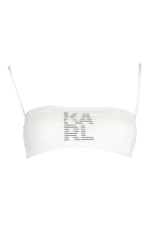 Karl Lagerfeld Beachwear Swimsuit Top Woman White