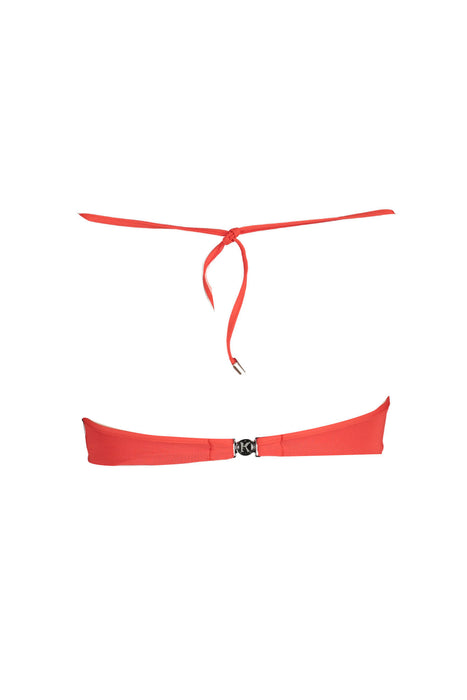 Karl Lagerfeld Beachwear Top Womens Costume Red
