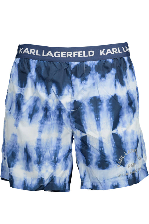 KARL LAGERFELD BEACHWEAR SWIMSUIT PARTS UNDER MAN BLUE