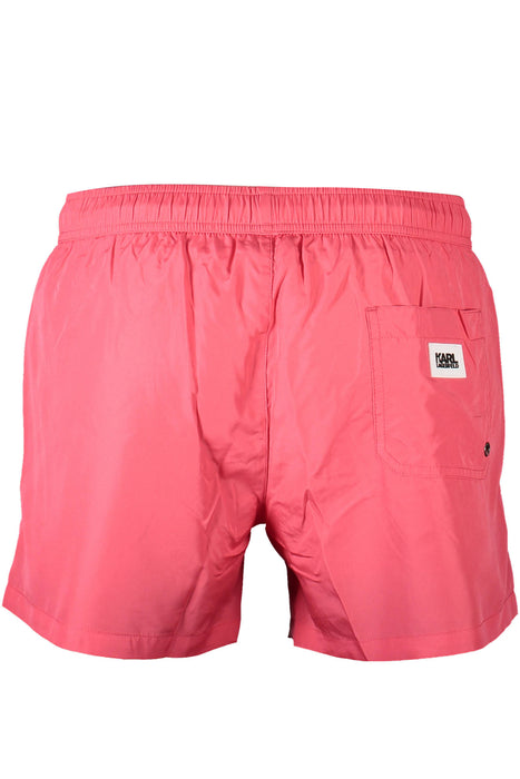 Karl Lagerfeld Beachwear Swimsuit Mens Pink