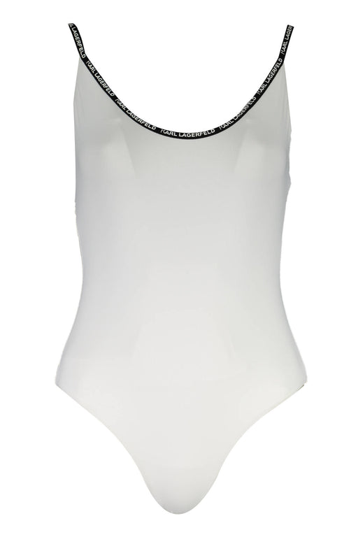 KARL LAGERFELD ONE PIECE SWIMSUIT WOMAN WHITE