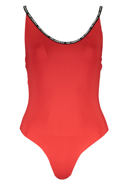 KARL LAGERFELD ONE PIECE SWIMSUIT WOMAN RED