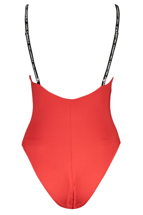 Karl Lagerfeld One Piece Swimsuit Woman Red