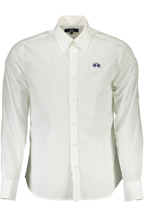 LA MARTINA MENS WHITE LONG SLEEVE SHIRT