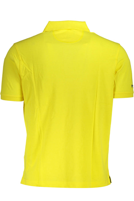 La Martina Mens Short Sleeve Polo Yellow