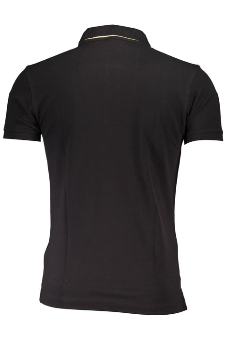 La Martina Mens Black Short Sleeved Polo Shirt