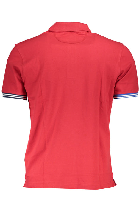 La Martina Ανδρικό Red Short Sleeved Polo Shirt | Αγοράστε La Online - B2Brands | , Μοντέρνο, Ποιότητα - Καλύτερες Προσφορές