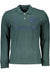 La Martina Green Mens Long Sleeve Polo Shirt