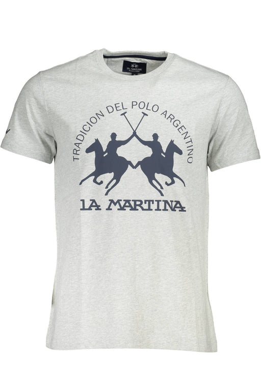 LA MARTINA T-SHIRT SHORT SLEEVE MAN GRAY
