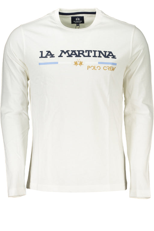 La Martina Mens Long Sleeve T-Shirt White