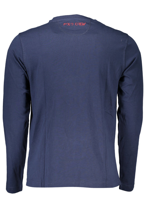 La Martina Ανδρικό Long Sleeve T-Shirt Blue | Αγοράστε La Online - B2Brands | , Μοντέρνο, Ποιότητα - Υψηλή Ποιότητα