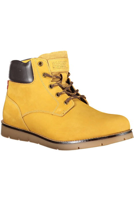 Levis Mens Yellow Boots Shoes