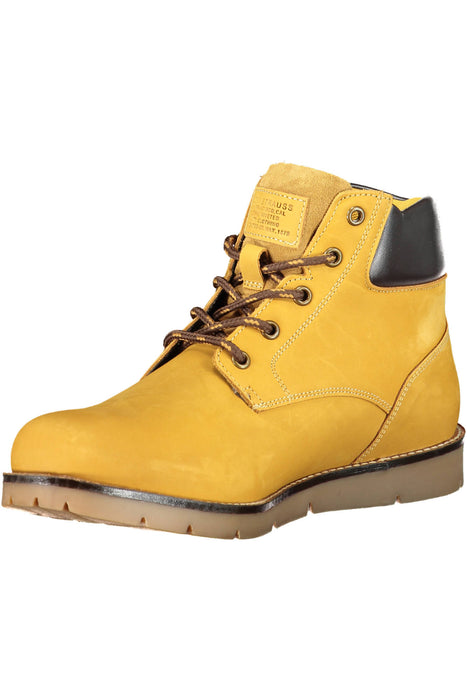 Levis Mens Yellow Boots Shoes