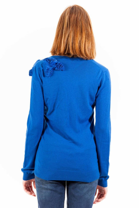 Love Moschino Womens Blue Sweater