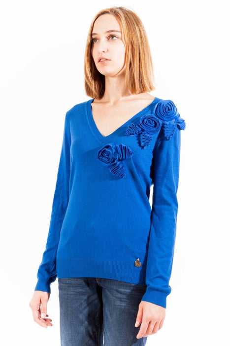 Love Moschino Womens Blue Sweater
